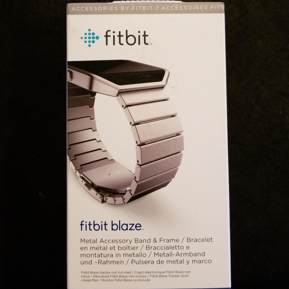 Fitbit blaze metal accessory band & frame